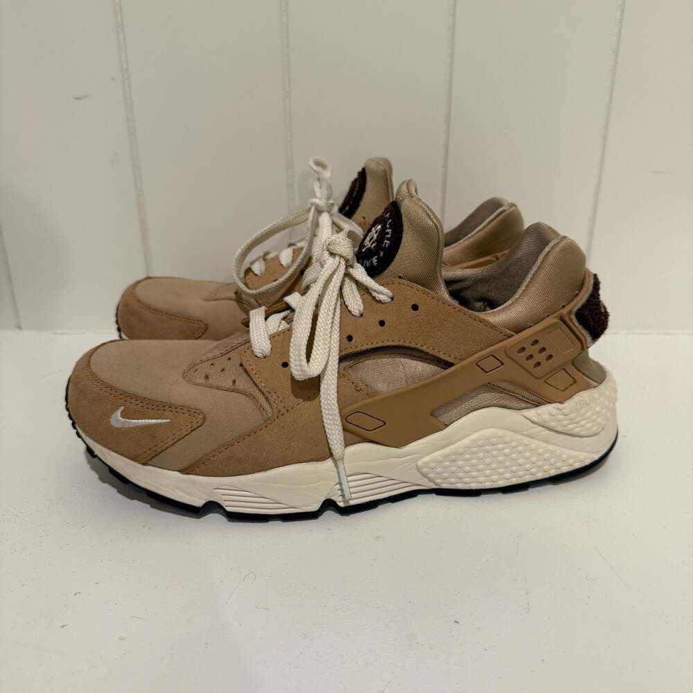 Nike Air Huarache Run Premium 'Desert' Men's Sneakers (Style 704830-202) - Picture 4 of 5